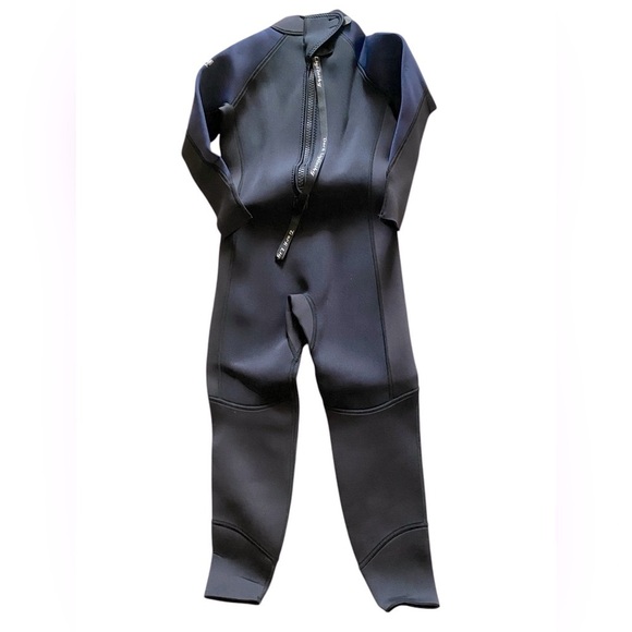 Dark Lightning 3/2mm Kids Wetsuit Neoprene Thermal Blue/Black Size Medium NWOT - Picture 3 of 14
